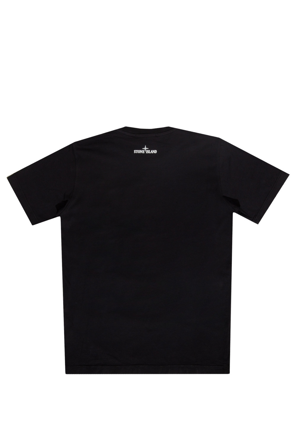 【関税＆送料込み】Stone  Black Cotton T-Shirt Stone Island Junior Compass-patch Cotton T-shirt | Blue